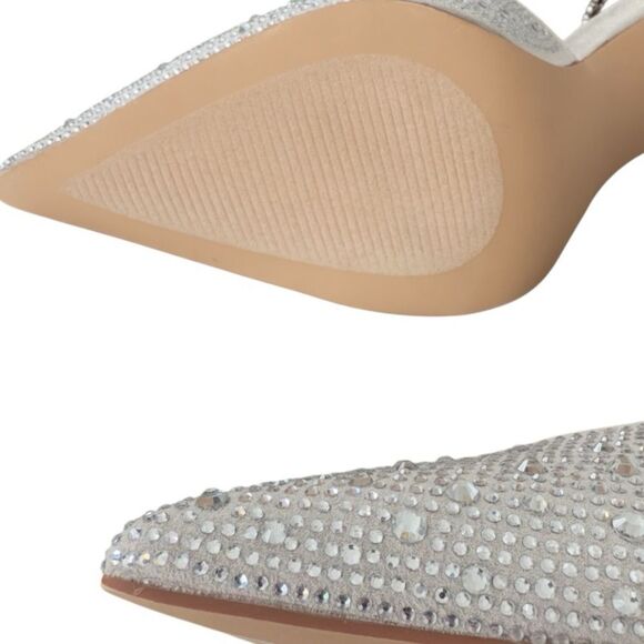 ShoeDazzle Jayda Rhinestone Pointed Toe Pumps Blue 8.5 NWT Wedding Prom Bridal - Picture 6 of 15